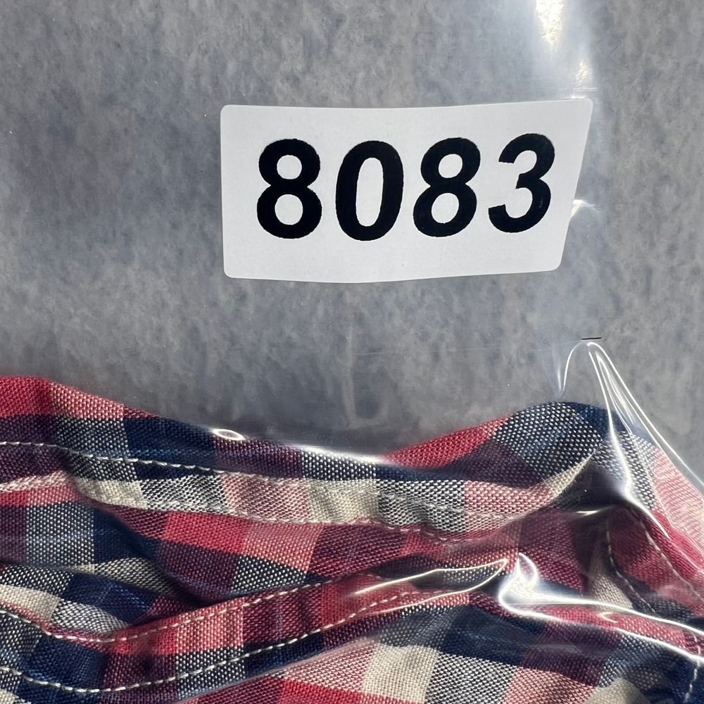 Double RL RRL Western Shirt Mens M Red Plaid Pearl Snap Long Sleeve Cotton EUC - Picture 10 of 10